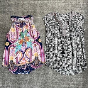 Two sleeveless shirts